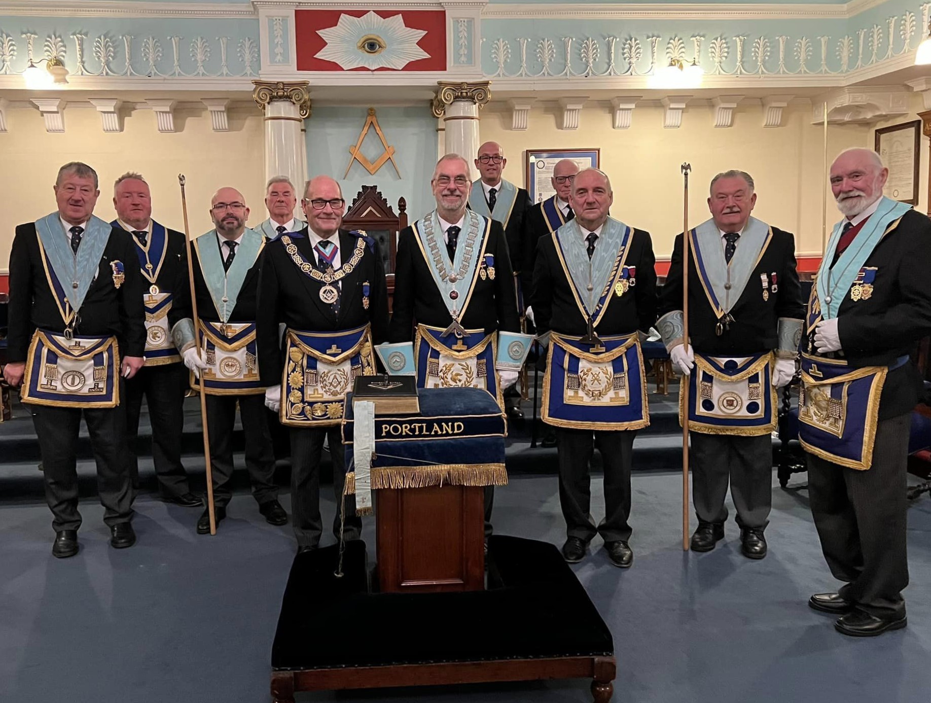 A Special Installation At Portland Lodge United Grand Lodge of England